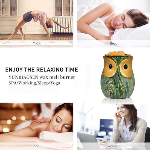 Owl Green Electric Wax Melt Warmer I9577