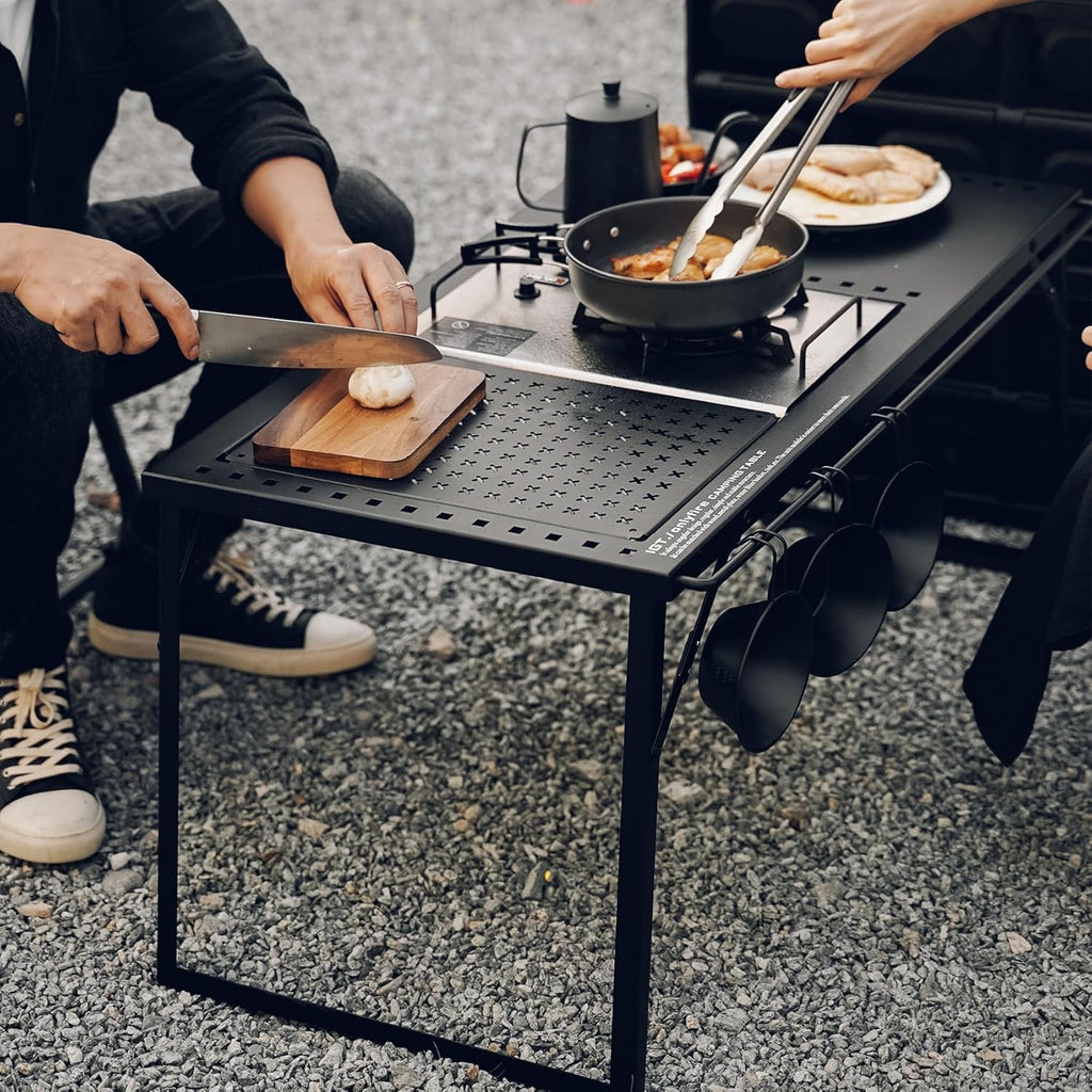 IGT Camping Table Kit with Gas Stove and Carrying Case A938301