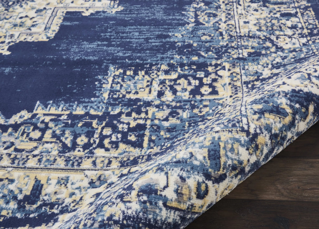 Navy Blue 7'10" x 9'10" Area Rug L142586
