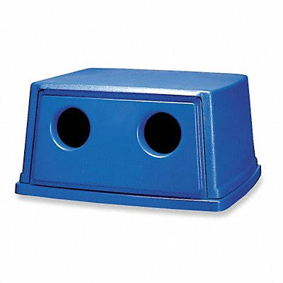 Blue Plastic Bottle/Can Recycling Top Q3812
