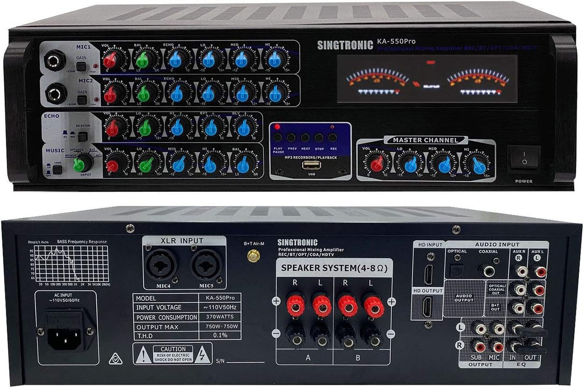 1500W Mixing Amplifier Karaoke with Bluetooth V73974