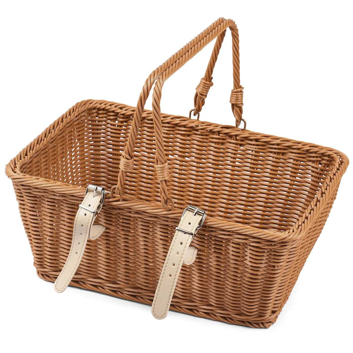 Hand Woven Wicker Bike Basket D8676