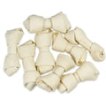 Natural White Knotted Rawhide Dog Chew Treats K830