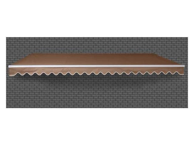 Brown Retractable Patio Awning Canopy E9277