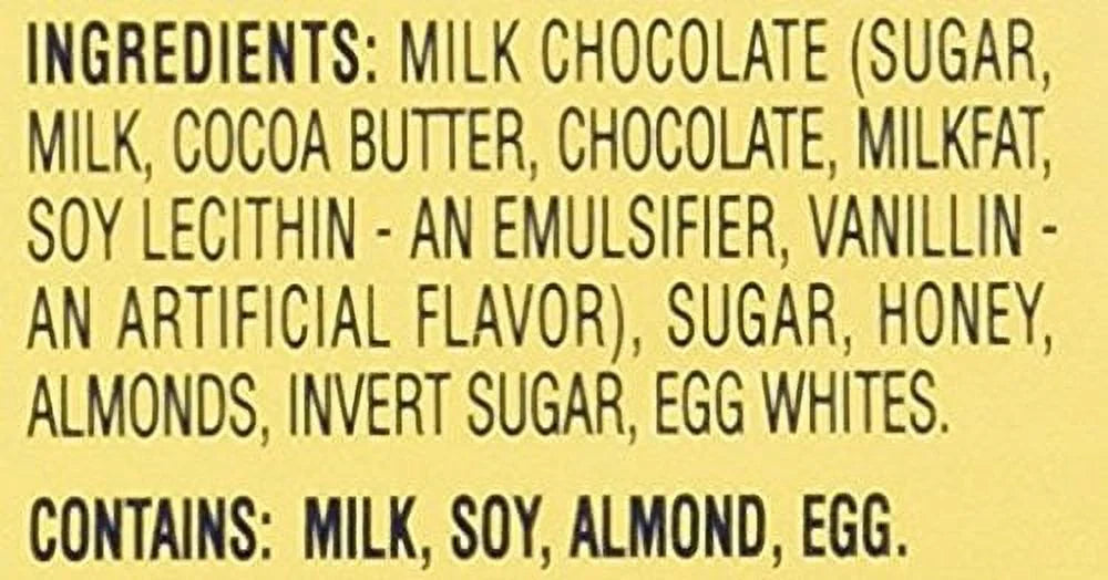 Swiss Milk Chocolate with Honey & Almond Nougat 12 Bars B330365