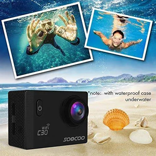 4K Waterproof Action Camera with 2 Batteries G248