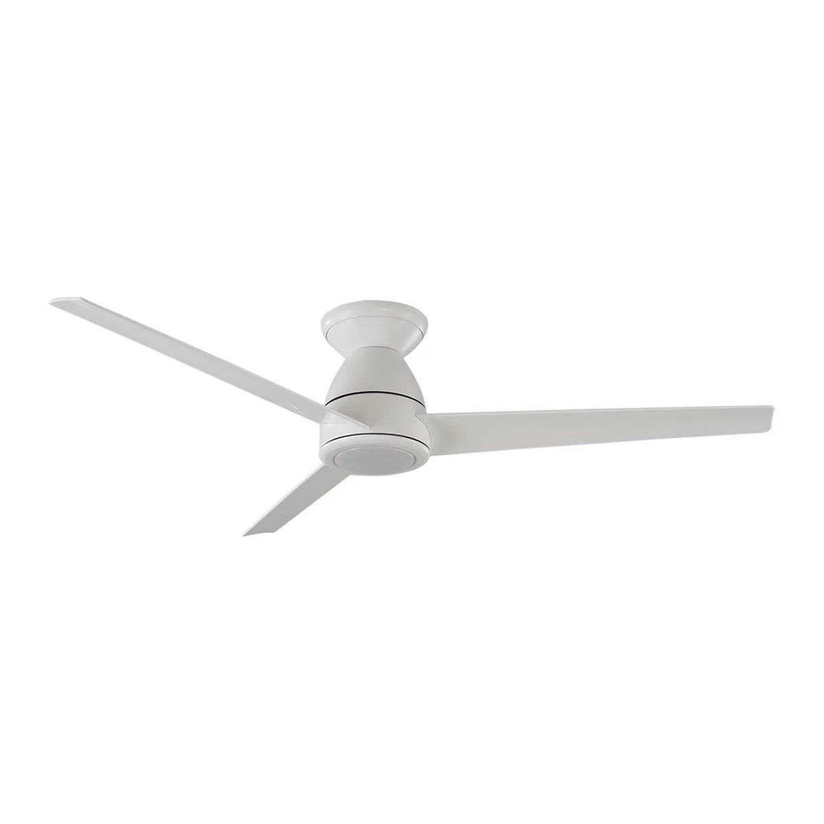 Matte White 52in 3-Blade Smart Ceiling Fan with LED Light Kit and Remote Control L3956