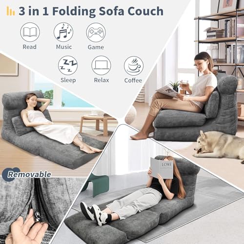 Folding Sofa Bed with Washable Cover X80737