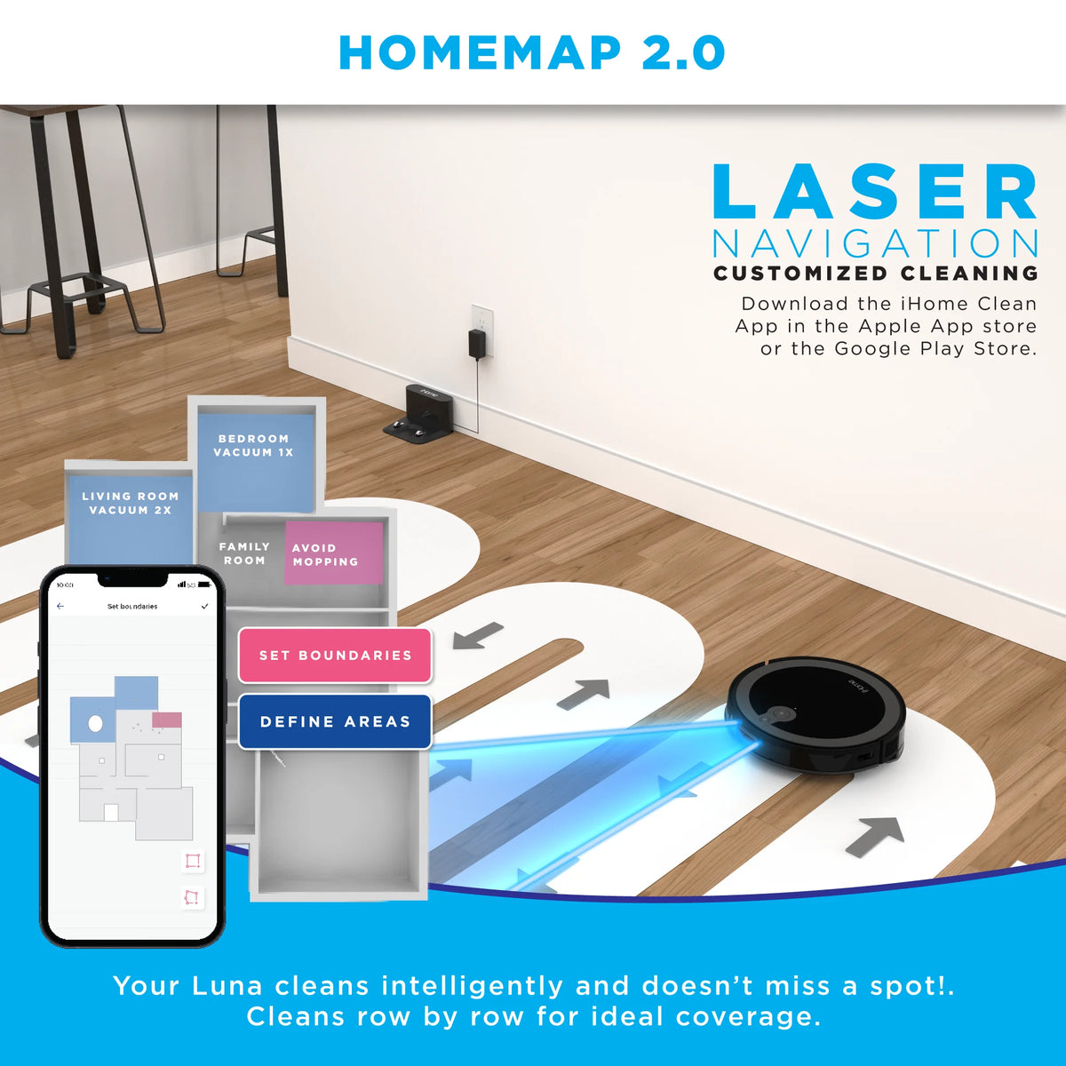 2-in-1 LIDAR Robot Vacuum and Vibrating Mop N466
