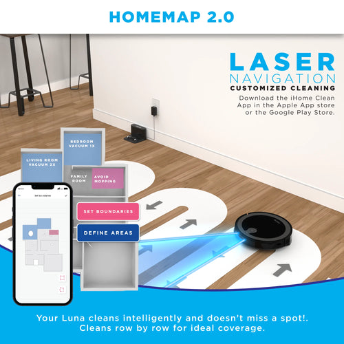2-in-1 LIDAR Robot Vacuum and Vibrating Mop N466