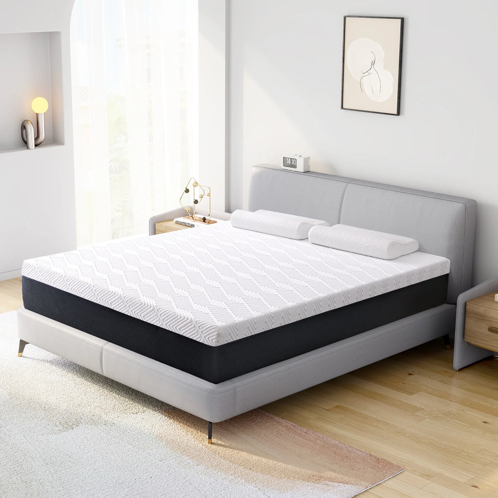 Short Queen 10 Cooling Gel Memory Foam Mattress O720