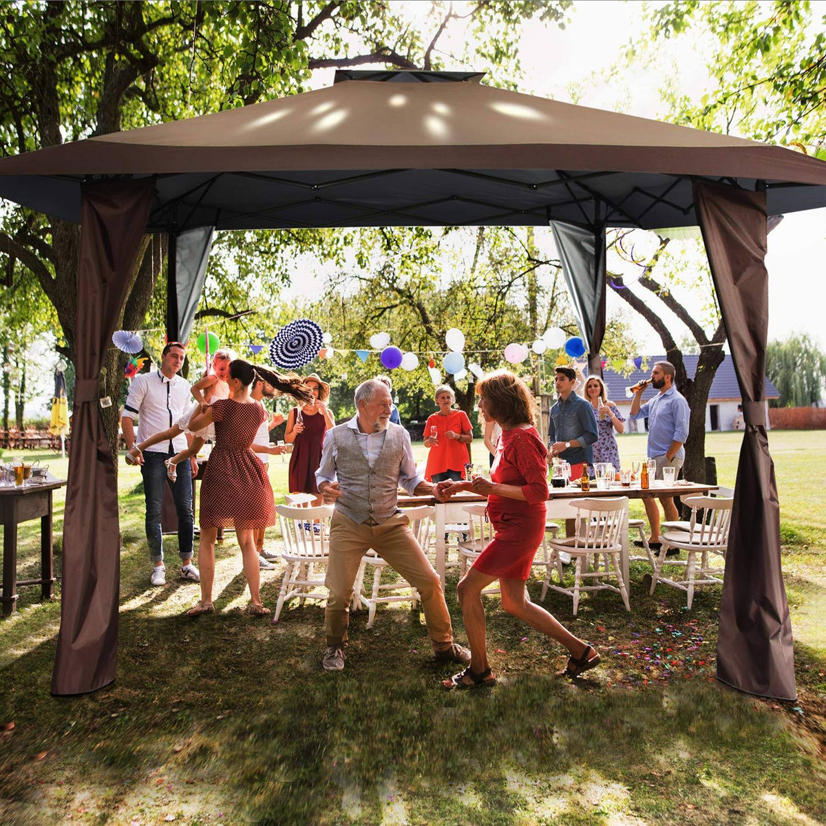 13 x 13 Straight Leg Pop-Up Canopy Gazebo X630901