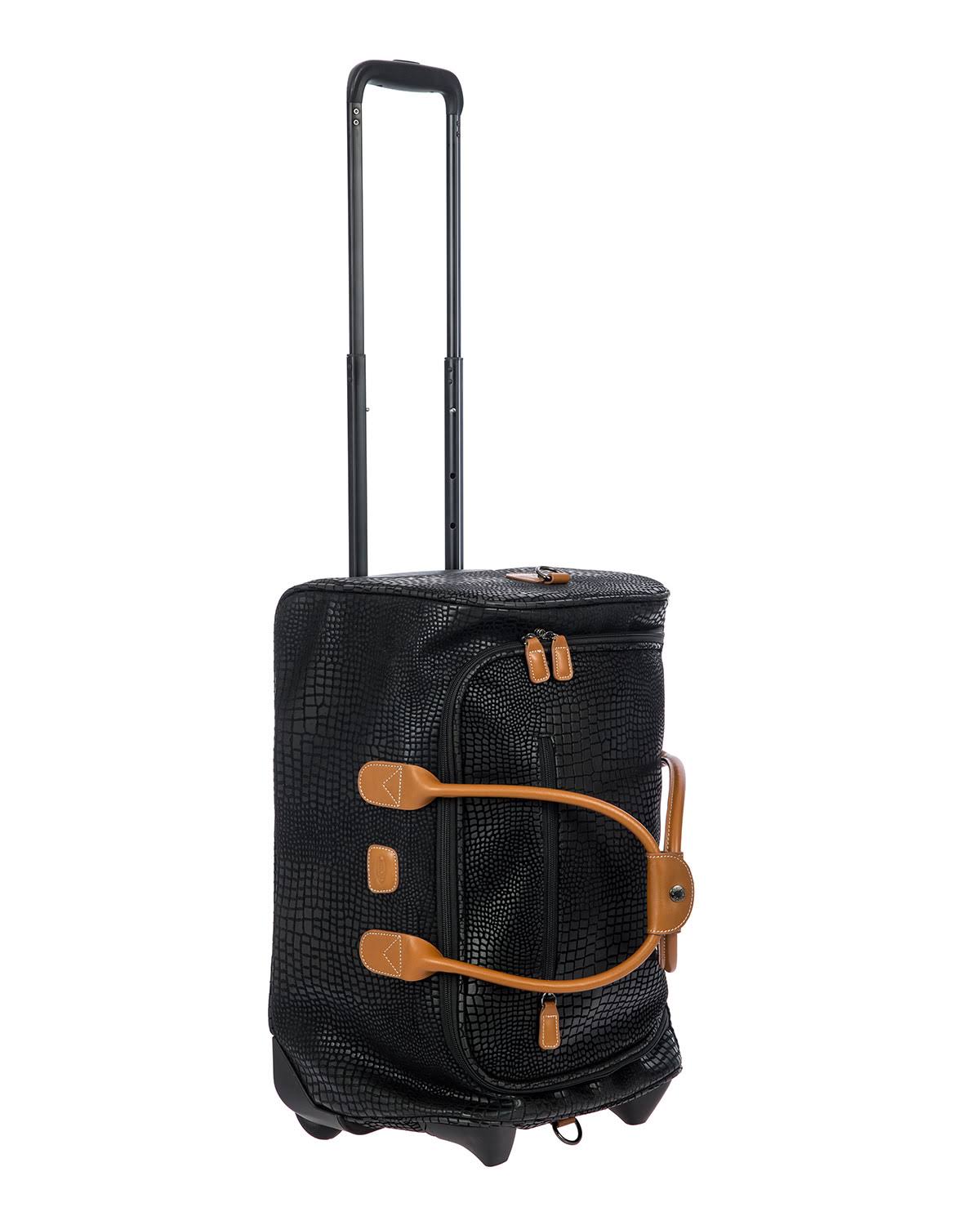 Black Carry-On Rolling Duffle W1879