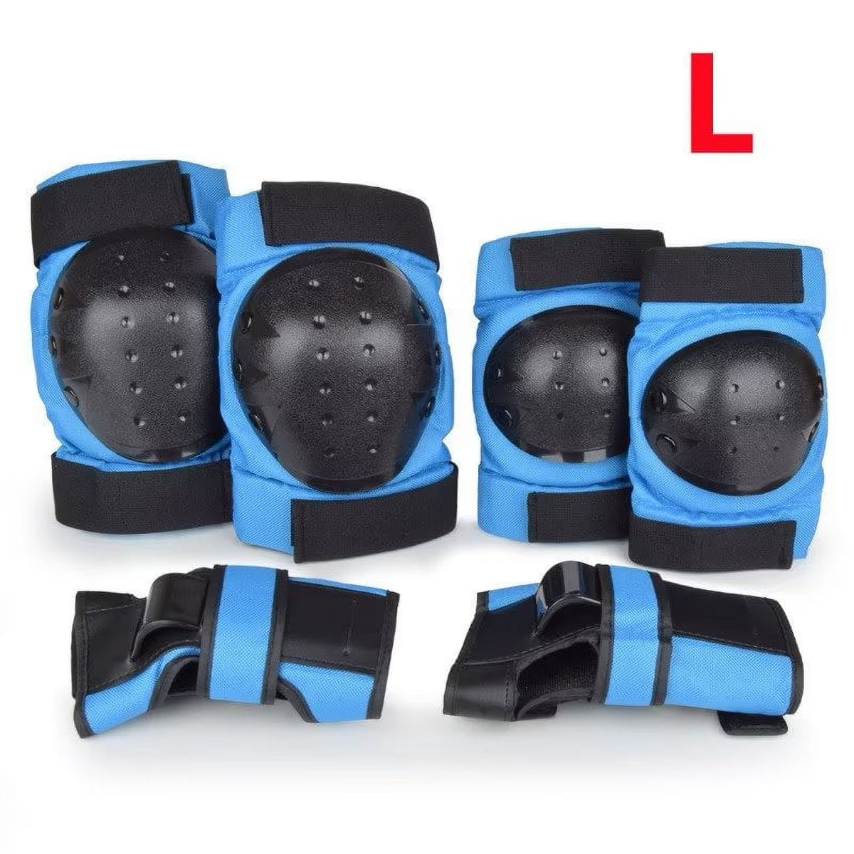 Blue Knee Pads for Skateboard Roller Skating Bicycle Scooter X961146
