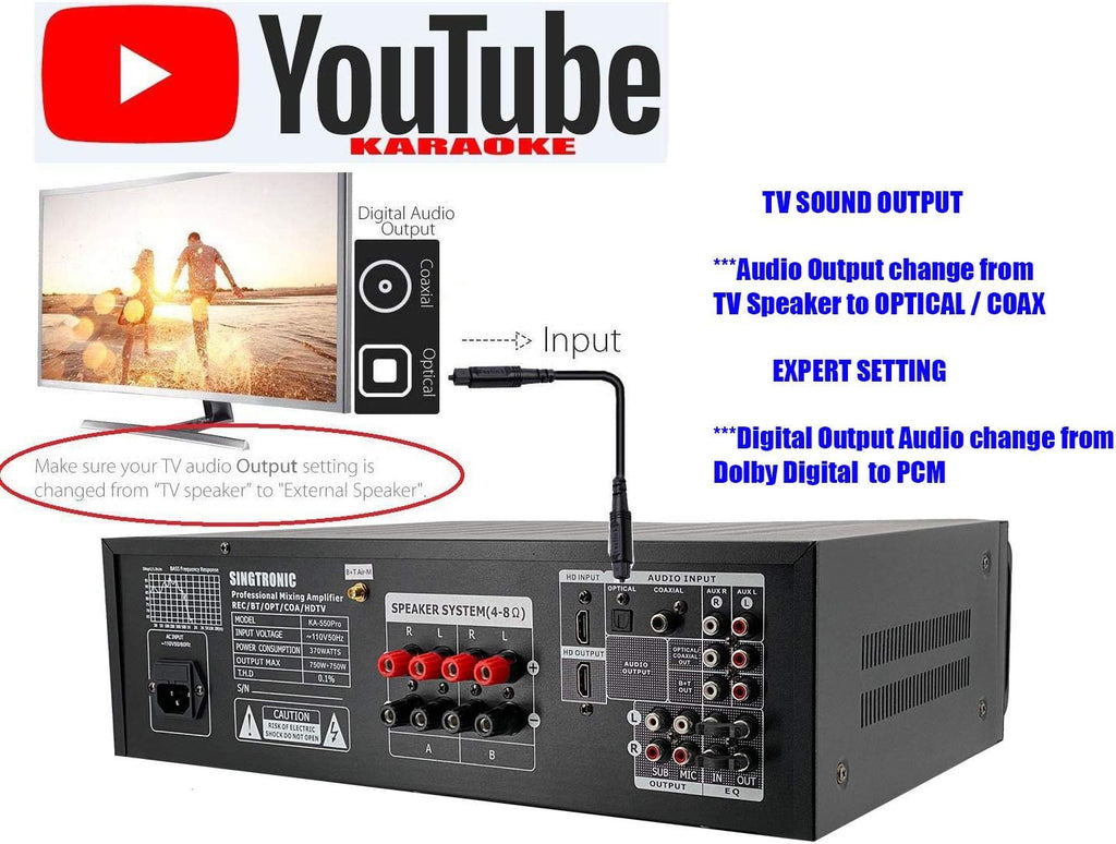 1500W Mixing Amplifier Karaoke with Bluetooth V73974
