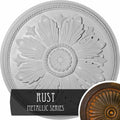 23 5/8x22OD x 1 1/2x22P Hand-Painted Ceiling Medallion H4003