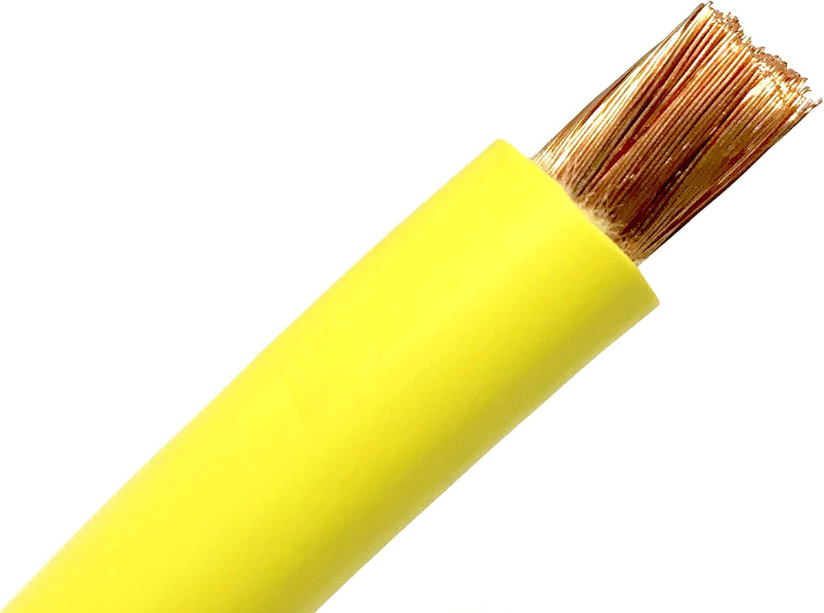 2 AWG Extra Flexible Welding Cable 600 Volt 25 FT GREEN Pack of 2 L1759