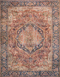 Red Navy 2'6 x 12'0 Rug S37414