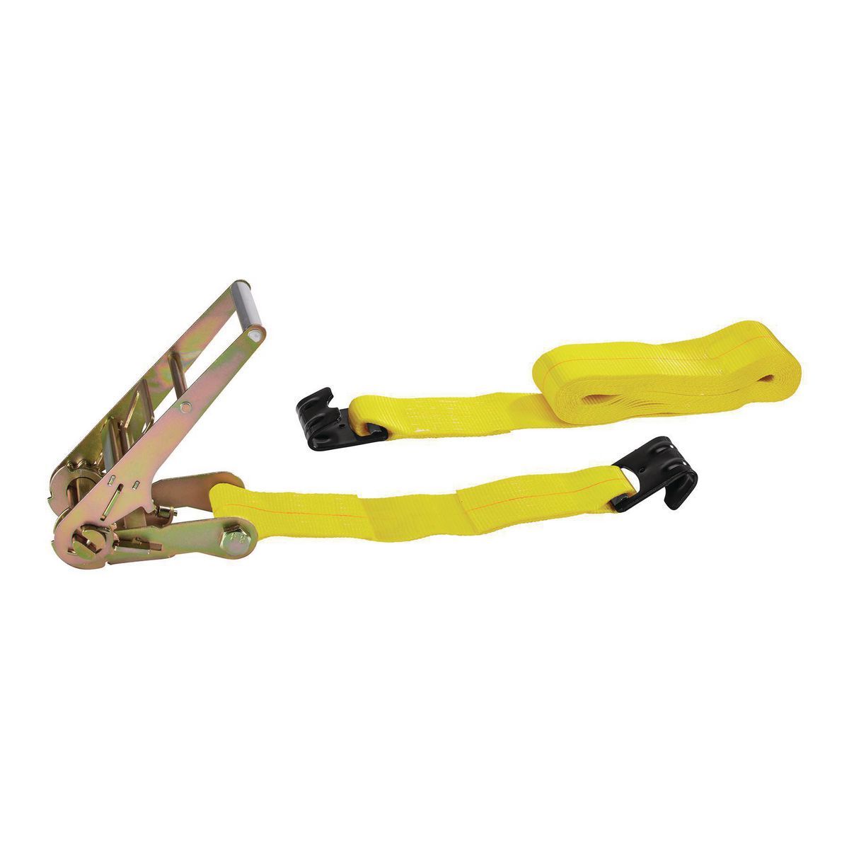 4 in. x 27 ft. Ratcheting Cargo Strap with Flat Hook F186