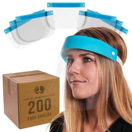 200 Face Shields 20 Packs of 10 K754715