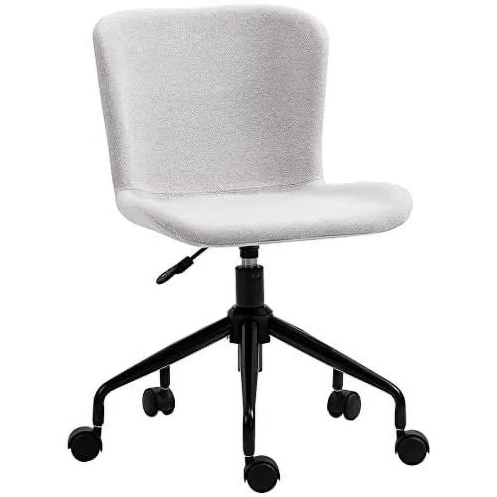 Light Gray Swivel Task Chair with Adjustable Height R7213