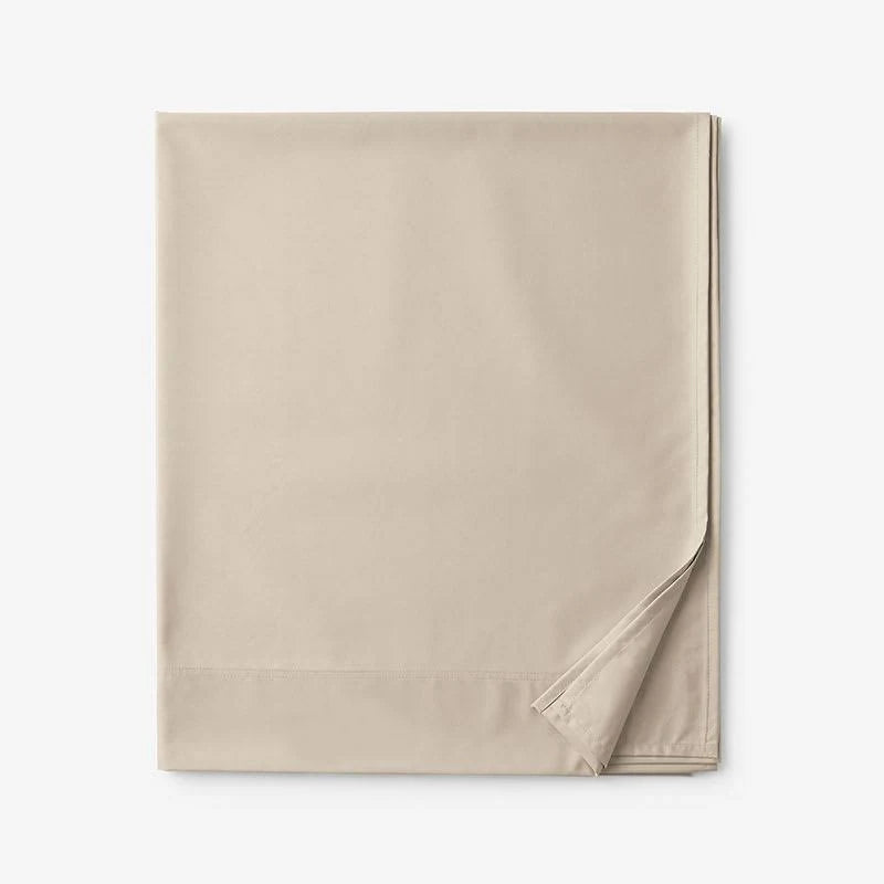 Supima Cotton Sateen Deep Pocket Flat Sheet California King U5764