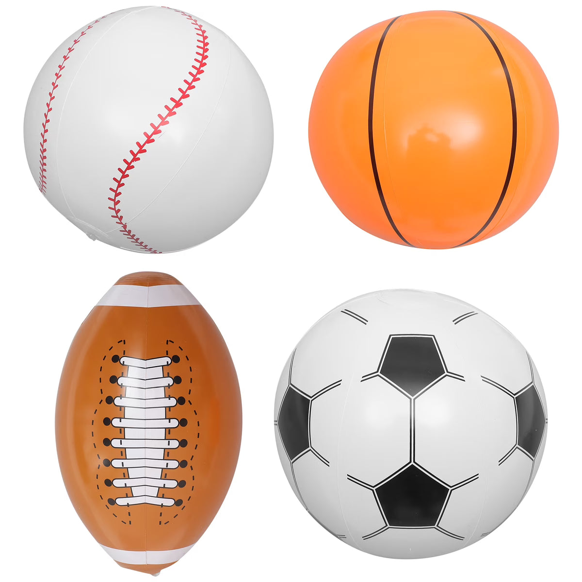 Inflatable Beach Ball Set of 4 N877434
