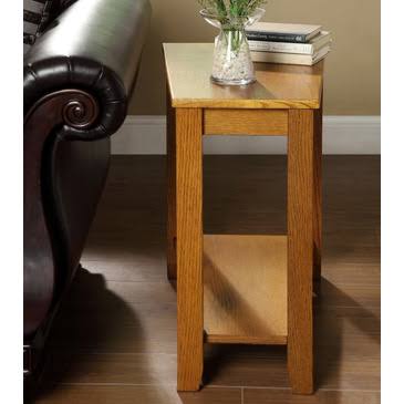 Espresso Chairside Table T464