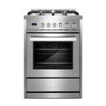 Stainless Steel 4 Burner Gas Range with Cast Iron Grates X5716
