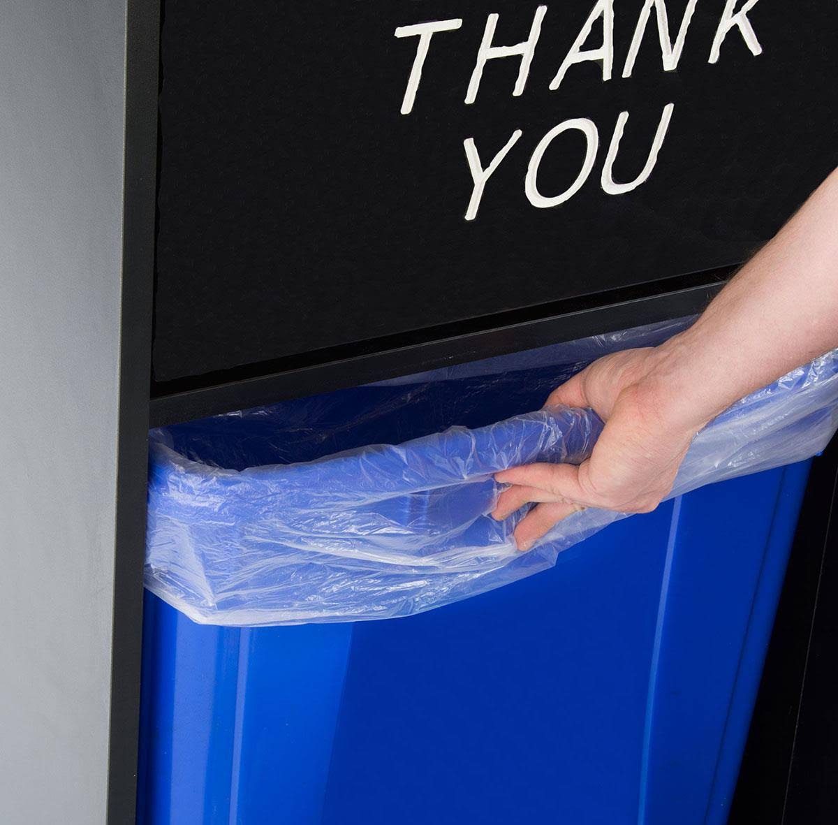 Black 36 Gallon Dual Waste Receptacle K5725