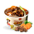 Instant Beef Stew Glass Noodle 9 Bowls 55g Fork Included M832089