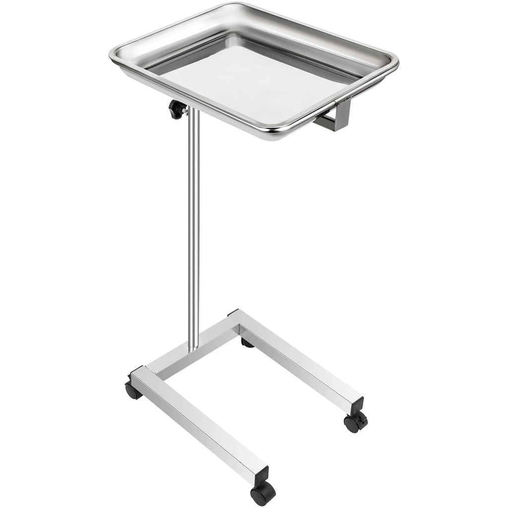 18 x 14 in. Stainless Steel Adjustable Height 32-51 in. Lab Cart M14680