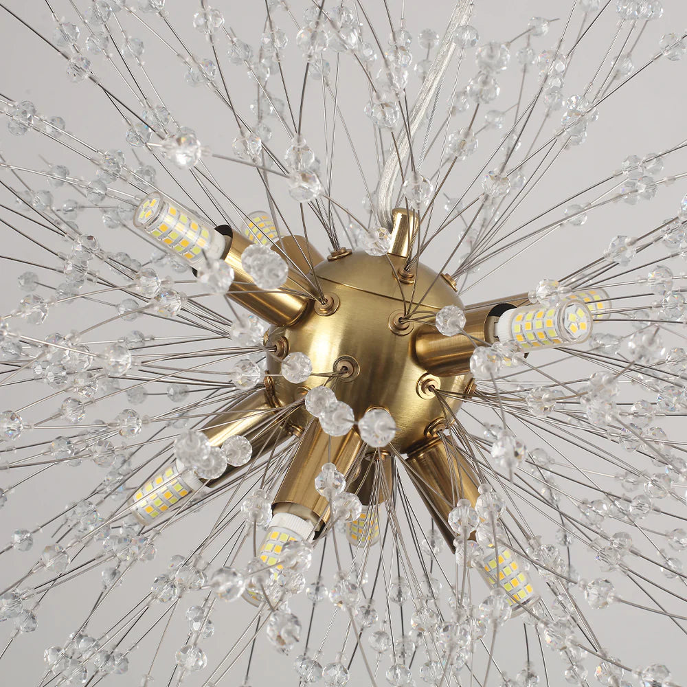8-Light Sputnik Sphere Crystal Chandelier Y209741