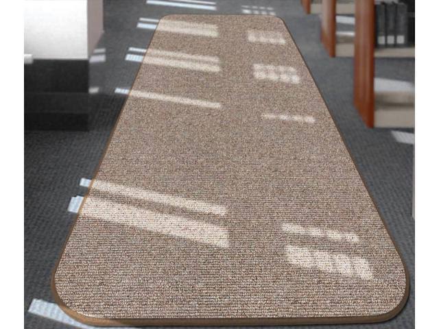 Skid-Resistant Carpet Runner Pebble Beige 8 ft. x 36 in. H5279