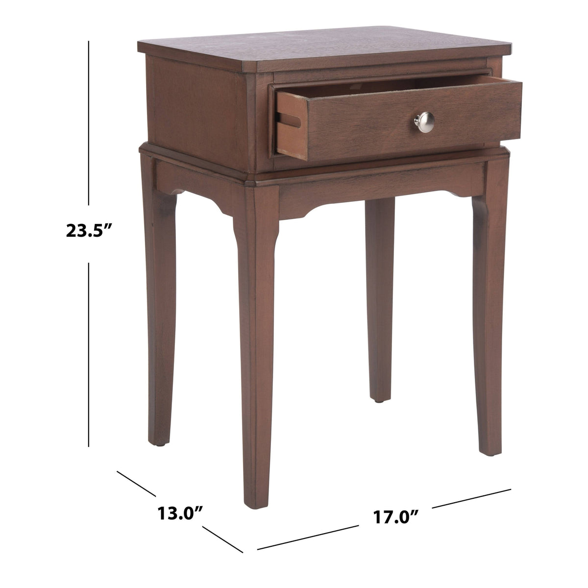 White 1-Drawer Accent Table N172381