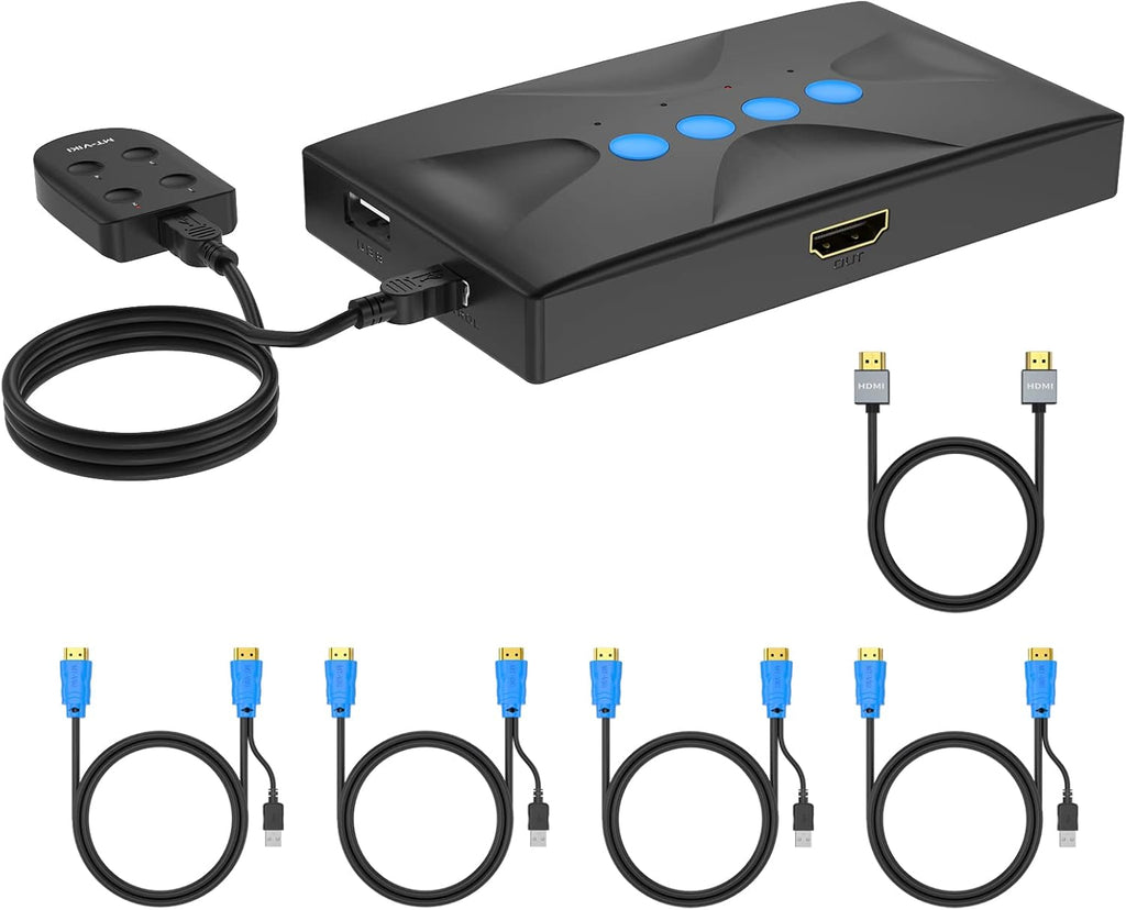 8 Port HDMI KVM Switch 4K@30Hz N2481