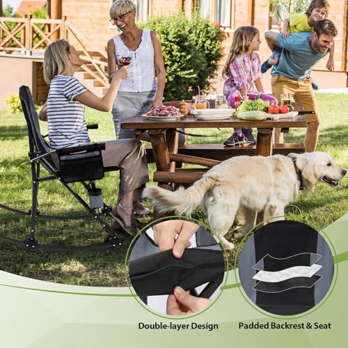 Oversized Folding Camping Chair with Cup Holder E268