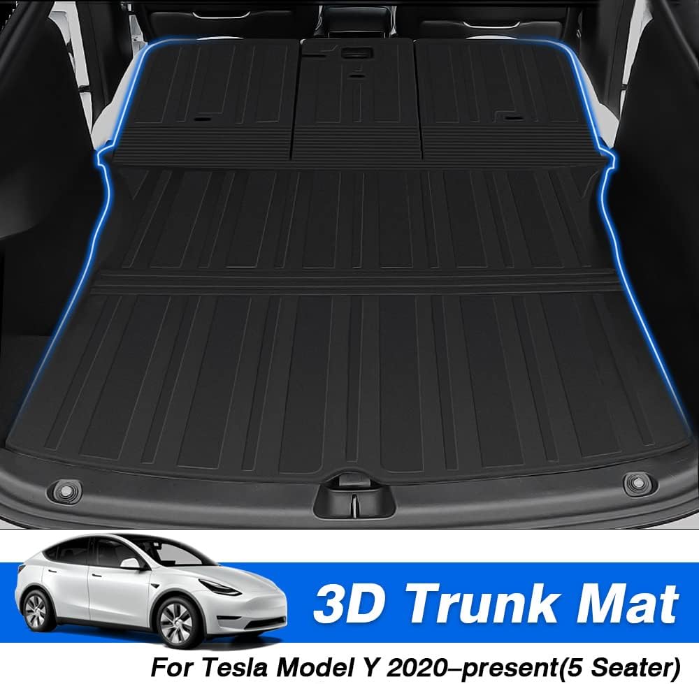 Custom Fit Trunk Mat Cargo Liner Back Seat Protector Black X337