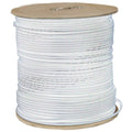 RG6 Coaxial Cable 18AWG Solid White 1000 ft Spool Y988576