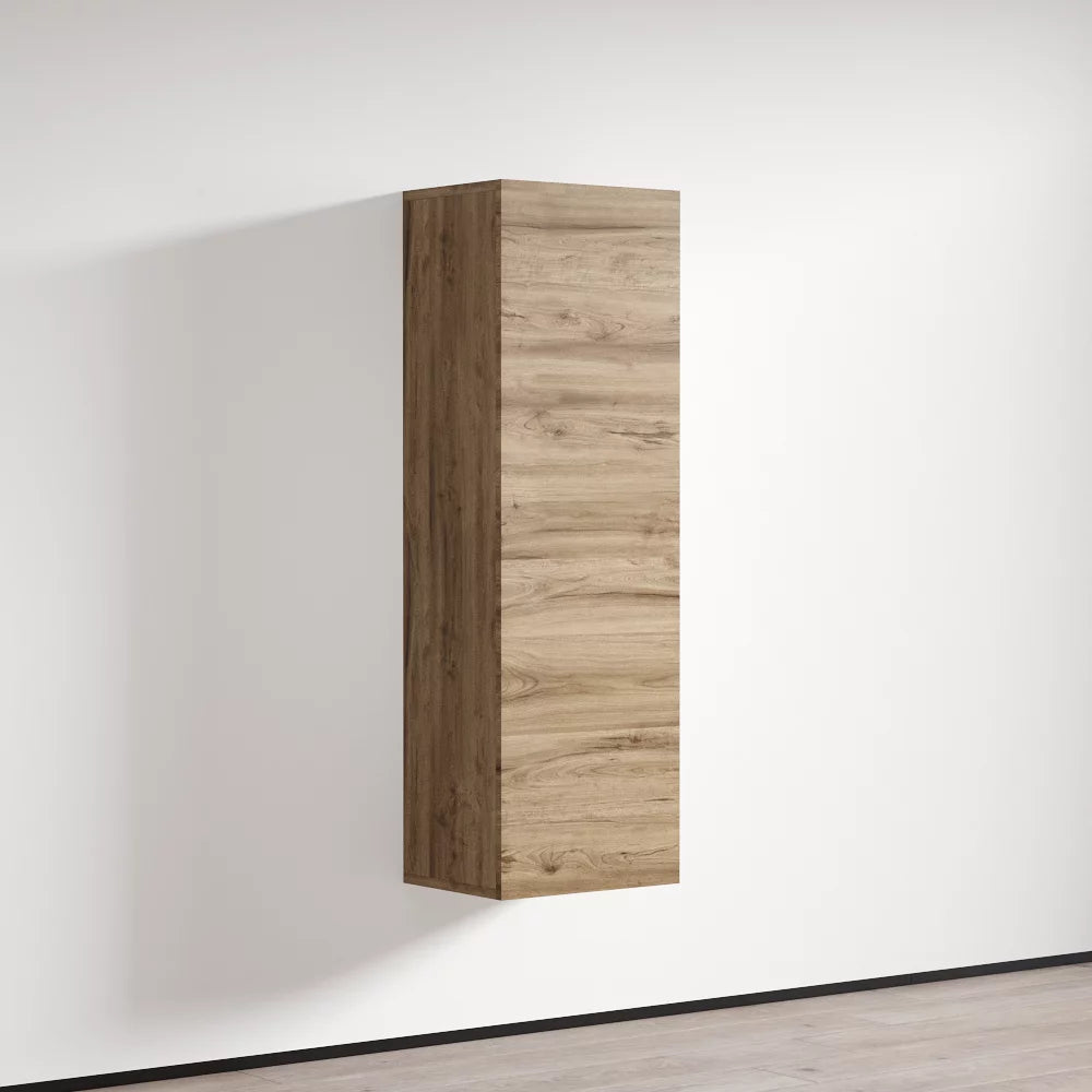 Oak Modular Wall Mounted Floating Bookcase Cabinet B856049