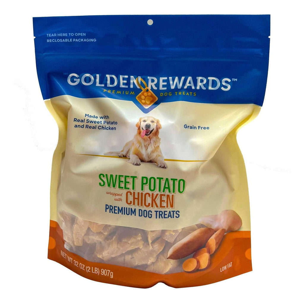 Sweet Potato Wrapped with Chicken Dog Treats M700