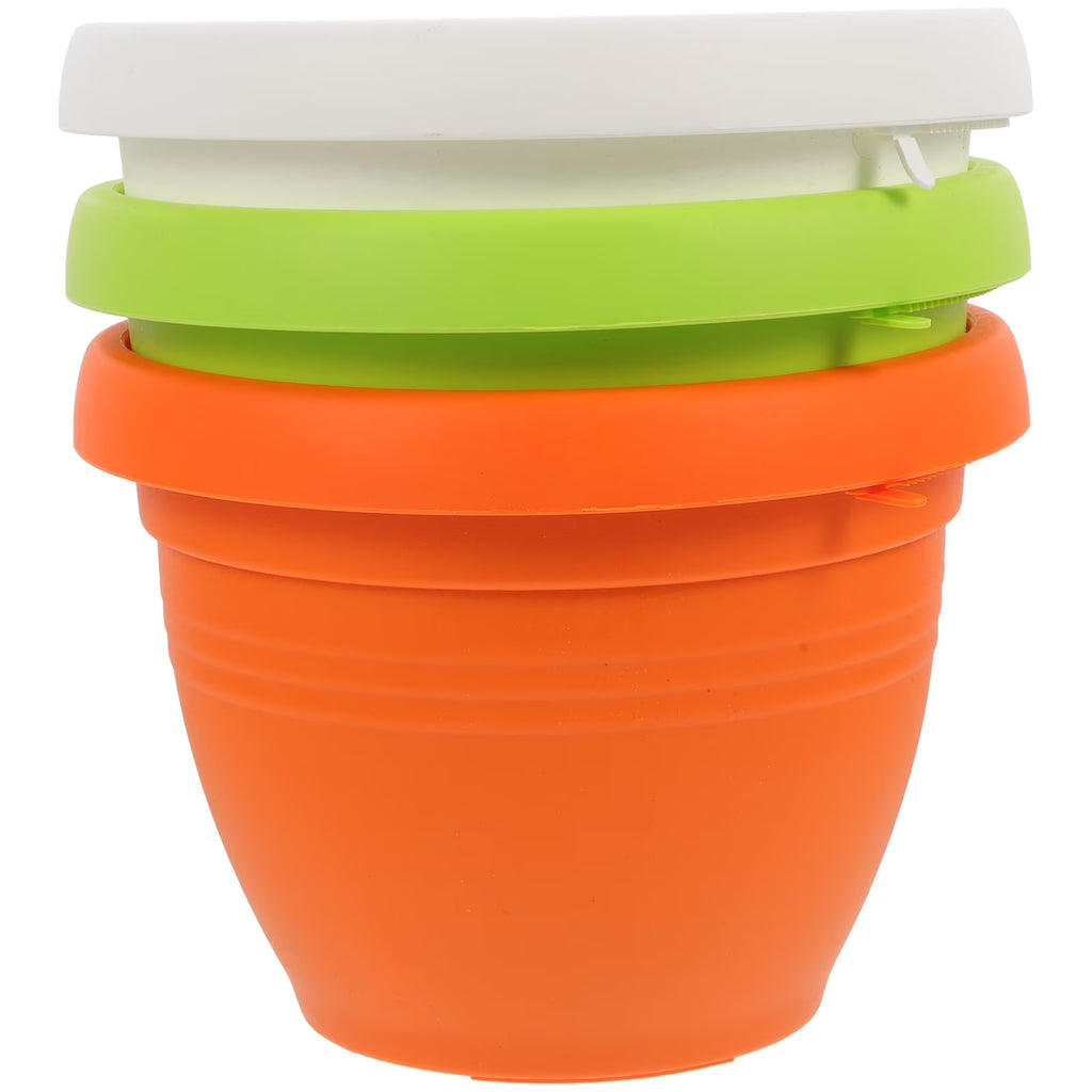 3 Pcs Drain Pipe Pot Flower Pots Hanging Basket O4815