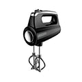 Hand Mixer Black 11.5x7.9in Q279