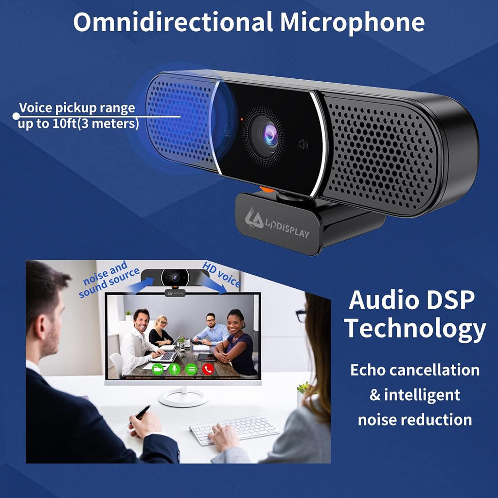 3 in 1 HD 1080p Webcam with Microphone and Speakers L660112