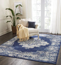 Navy Blue 7'10" x 9'10" Area Rug L142586