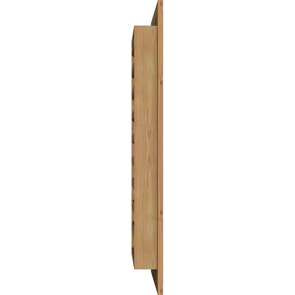 Unfinished Functional Rough Vertical Gable Vent S643