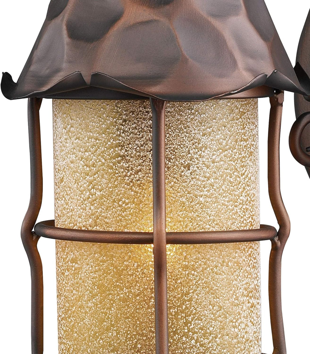 Antique Copper Outdoor Wall Sconce Q3813