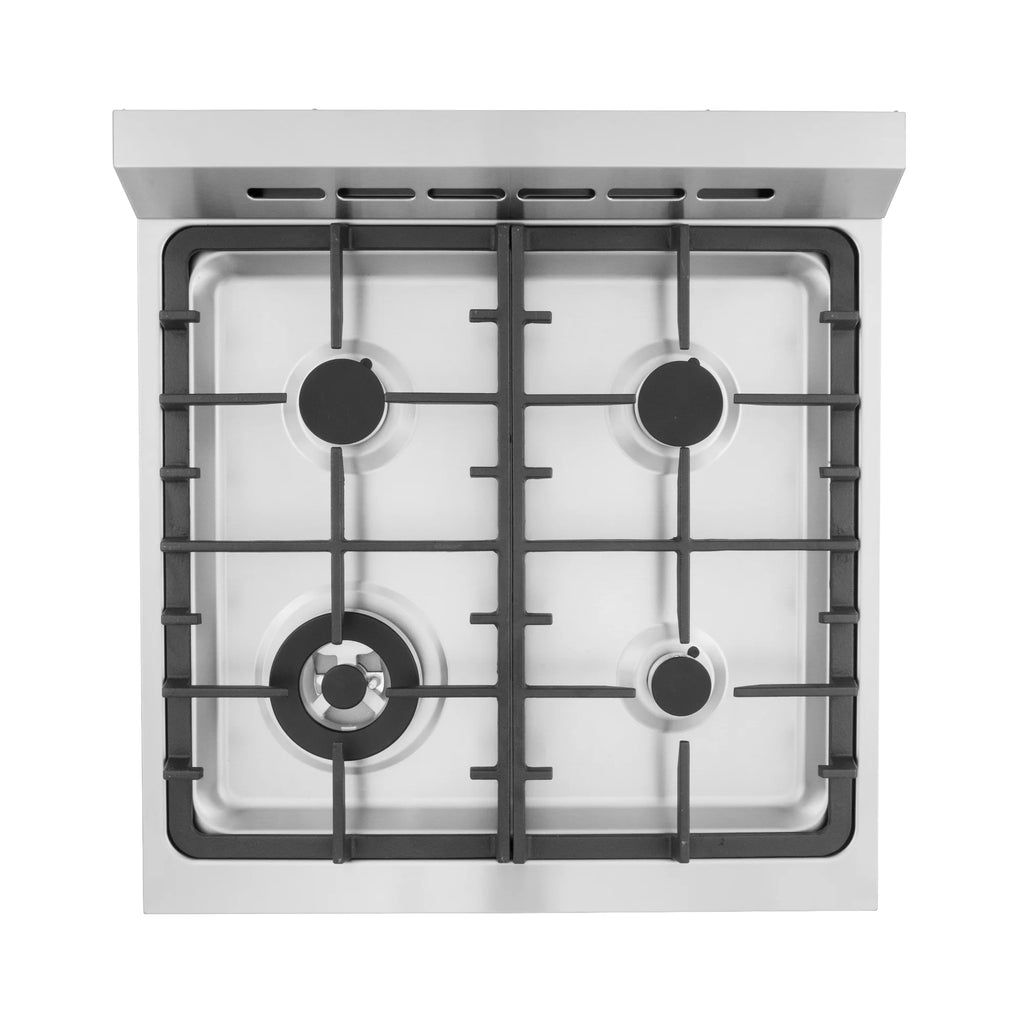 Stainless Steel 4 Burner Gas Range with Cast Iron Grates X5716