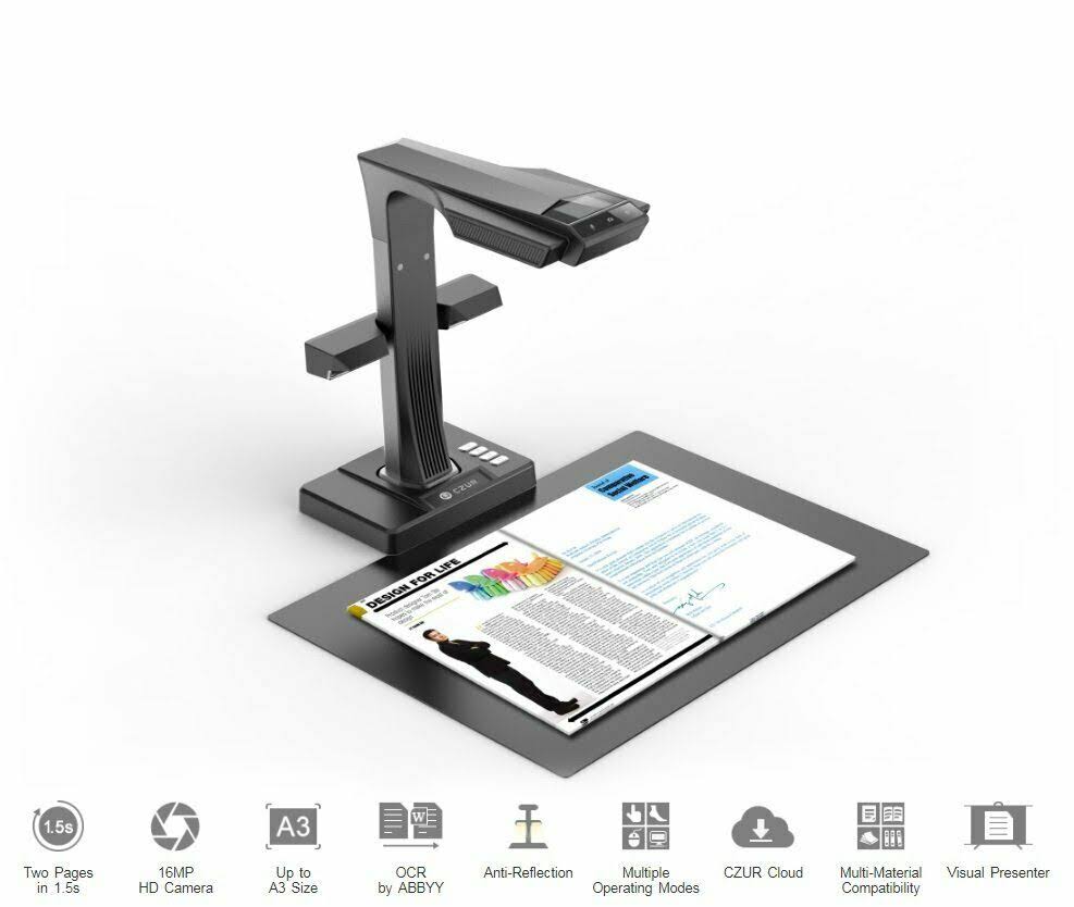 Book Scanner with OCR for Windows A94900