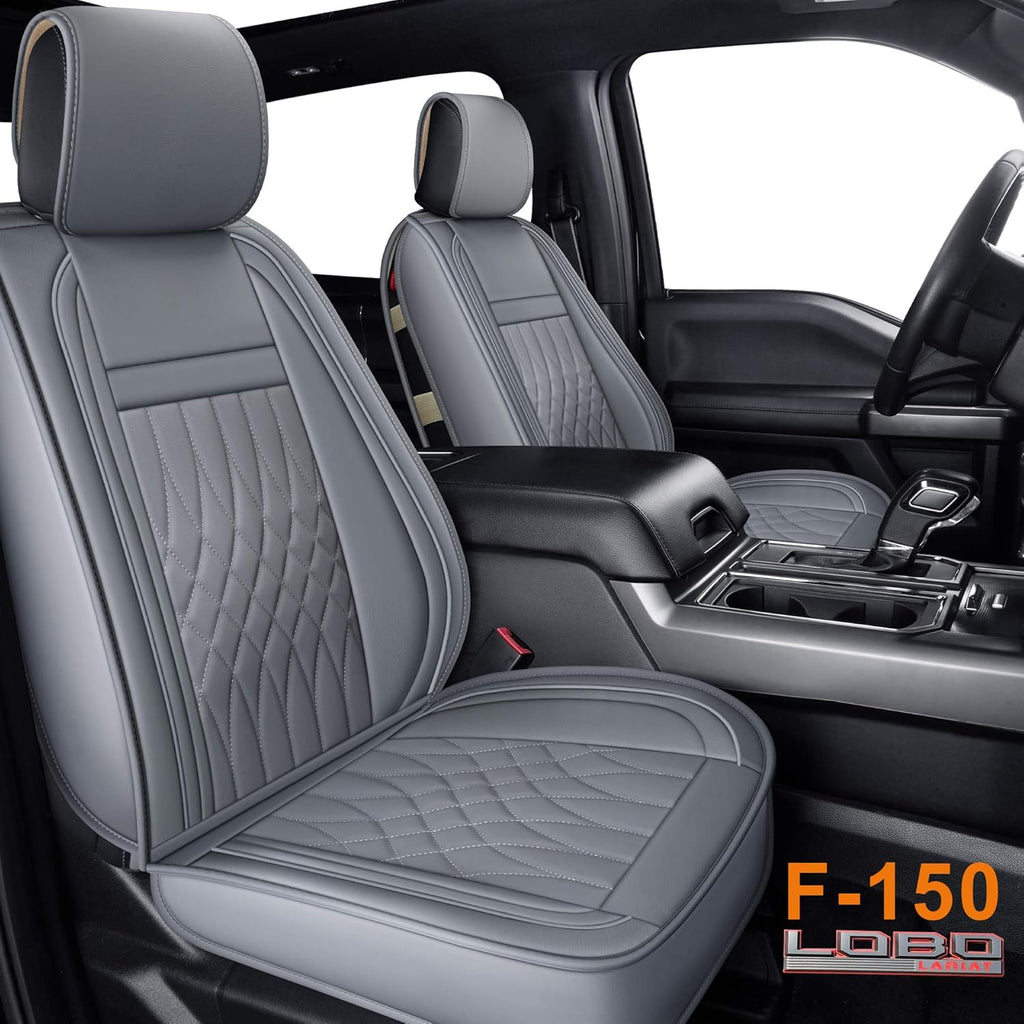 Black Water Proof Faux Leather Rear Seat Covers N260
